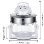 17L Turbo Air Fryer Oven with Vertical Heating