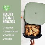 GreenLife 5.3 QT 8-in-1 Digital Air Fryer