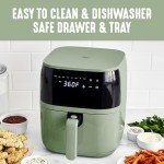 GreenLife 5.3 QT 8-in-1 Digital Air Fryer