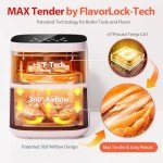 Beelicious 8-in-1 Compact 4QT Air Fryer, Pink