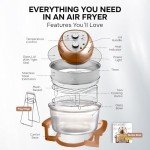 Big Boss 16Qt Glass Air Fryer with Recipe Book