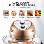 Big Boss 16Qt Glass Air Fryer with Recipe Book