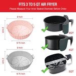 Reusable Air Fryer Silicone Liners - 2 Pack