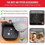 Reusable Air Fryer Silicone Liners - 2 Pack