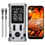 Bluetooth Meat Thermometer with Dual Probes, 800FT