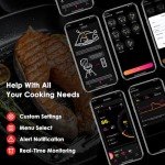 Bluetooth Meat Thermometer with Dual Probes, 800FT