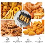 2-Pack Air Fryer Accessories: Grill Pan & Crisper