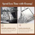 DONGULI 4-Piece Nonstick Air Fryer Basket Set