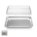 Stainless Steel Air Fryer Basket and Tray Set