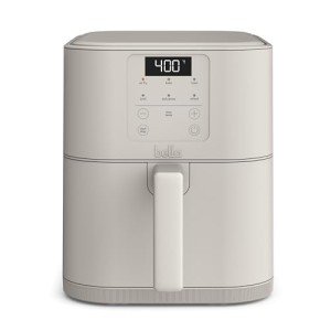 Bella 6 Qt Slim Air Fryer with Ceramic Coating