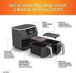 Ninja 6-in-1 DualZone 2-Basket Air Fryer 8QT