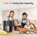 iPower 6.34 QT Digital Air Fryer with Presets