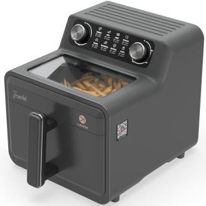 LIVEN 7 QT Air Fryer with 8 Cooking Presets