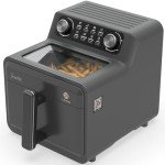 LIVEN 7 QT Air Fryer with 8 Cooking Presets