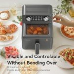 LIVEN 7 QT Air Fryer with 8 Cooking Presets