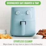 GreenLife 4.5QT Blue Haze Air Fryer