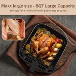 SEEDMM Max XL 8-Quart Air Fryer Oven Combo