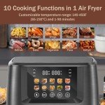 SEEDMM Max XL 8-Quart Air Fryer Oven Combo