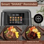 SEEDMM Max XL 8-Quart Air Fryer Oven Combo