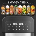 8-in-1 Air Fryer, 6.5 Qt Capacity, Nonstick