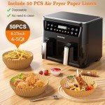 HoninJoy 10QT Dual Basket Air Fryer with Window