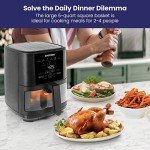 CHEFMAN 5-Quart Digital Air Fryer with Probe