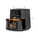 DASH 7qt Clear View Digital Air Fryer