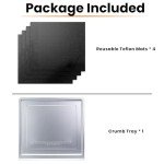 Replacement Crumb Tray & Teflon Mats for Ninja Air Fryer