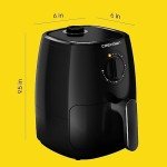 Chefman TurboFry 2-Quart Air Fryer – Healthy Cooking