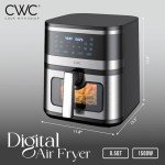 COOK WITH COLOR 8.5QT Digital Air Fryer