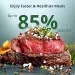 Larinest 5.3Qt Digital Air Fryer with 10 Functions