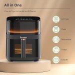 Larinest 5.3Qt Digital Air Fryer with 10 Functions