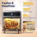 VIVOHOME 21 Qt 8-in-1 Air Fryer Oven