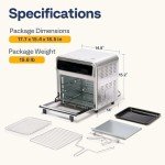 VIVOHOME 21 Qt 8-in-1 Air Fryer Oven