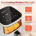 Beelicious 4QT Smart Air Fryer with Viewing Window