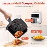 Beelicious 4QT Smart Air Fryer with Viewing Window