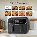 TOPZEE 11-QT 8-in-1 Large Air Fryer