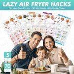 Air Fryer Cookbook & Cheat Sheet for Beginners