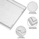 Stainless Steel Air Fryer Basket and Baking Tray