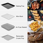 E-Macht 24 Quart Air Fryer Oven with Accessories