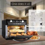 CUSIMAX 10-in-1 Air Fryer Toaster Oven Combo