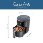 Compact 3.8 Quart Digital Air Fryer with 8 Presets