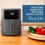 Compact 3.8 Quart Digital Air Fryer with 8 Presets