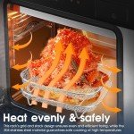 Geolinhome Dual-Layer Air Fryer Rack Set