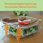 Geolinhome Dual-Layer Air Fryer Rack Set