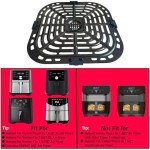Square Grill Plate for Instant Vortex Plus Air Fryer