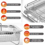 Non-Stick Air Fryer Oven Basket Set – 2 Pieces