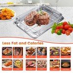 Non-Stick Air Fryer Oven Basket Set – 2 Pieces