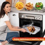 Non-Stick Air Fryer Oven Basket Set – 2 Pieces