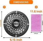 2QT Round Non-Stick Air Fryer Grill Pan